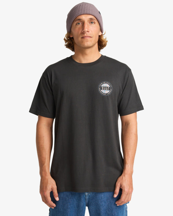 Camiseta Billabong Rotor Washed Black