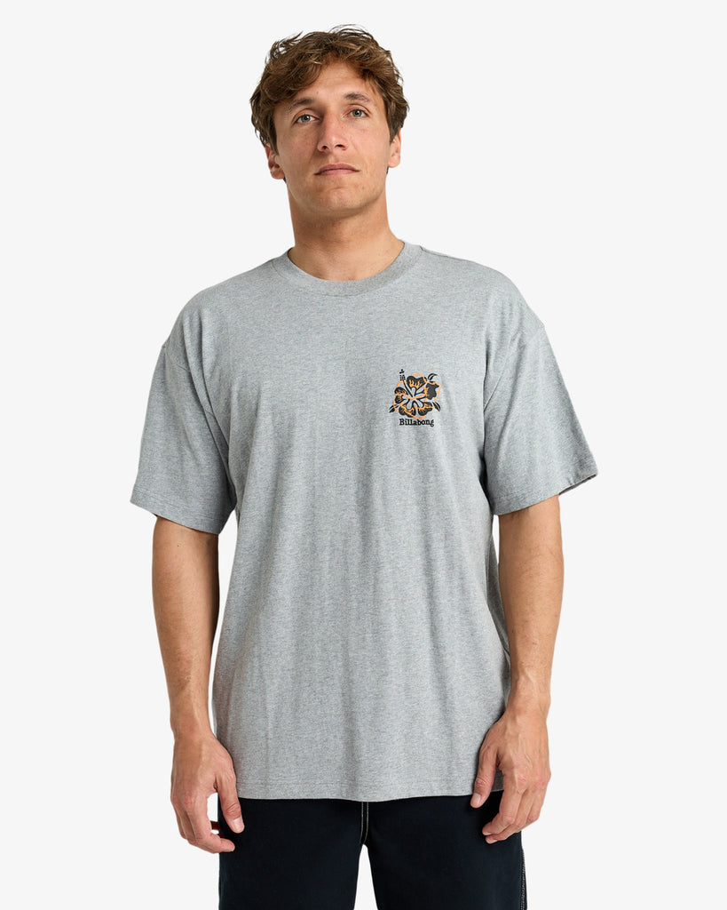 Camiseta Billabong Mogul Paradise Grey Heather