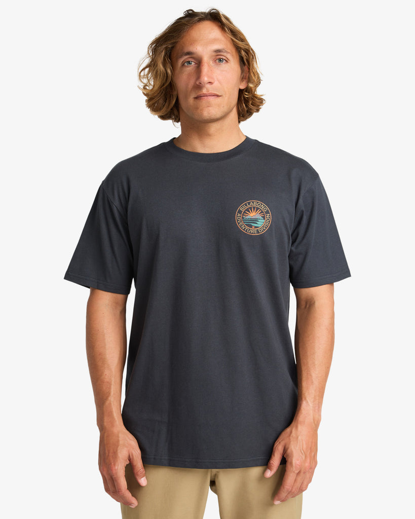 Camiseta Billabong Rockies Dark Black Vintage