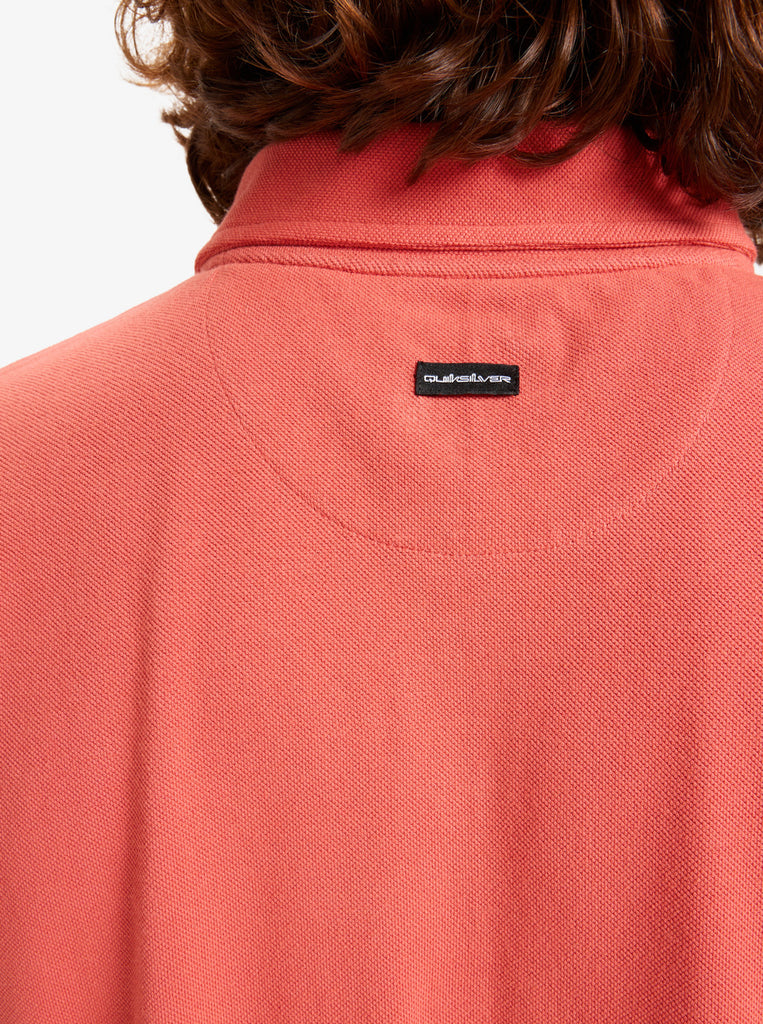 Polo Quiksilver Mw Pique Mineral Red