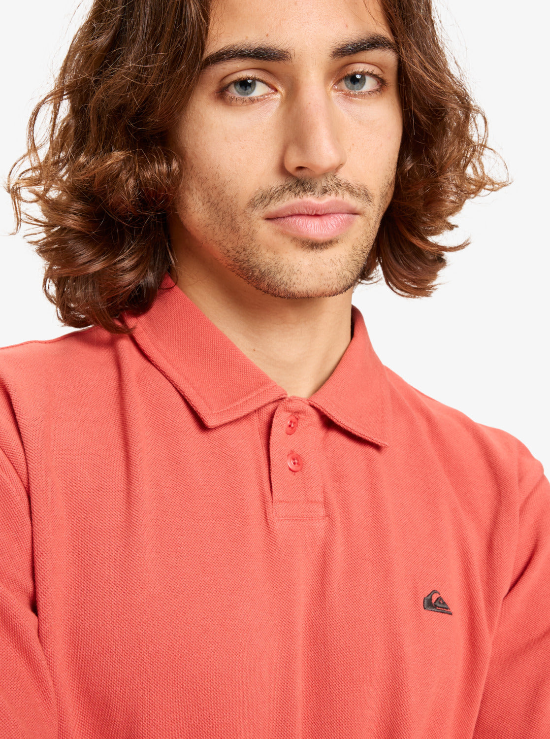 Polo Quiksilver Mw Pique Mineral Red