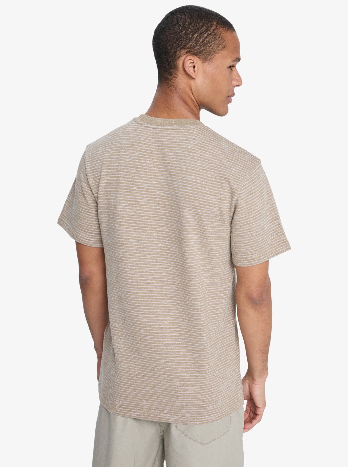 Camiseta Quiksilver Lopaz Striped Pocket Seneca