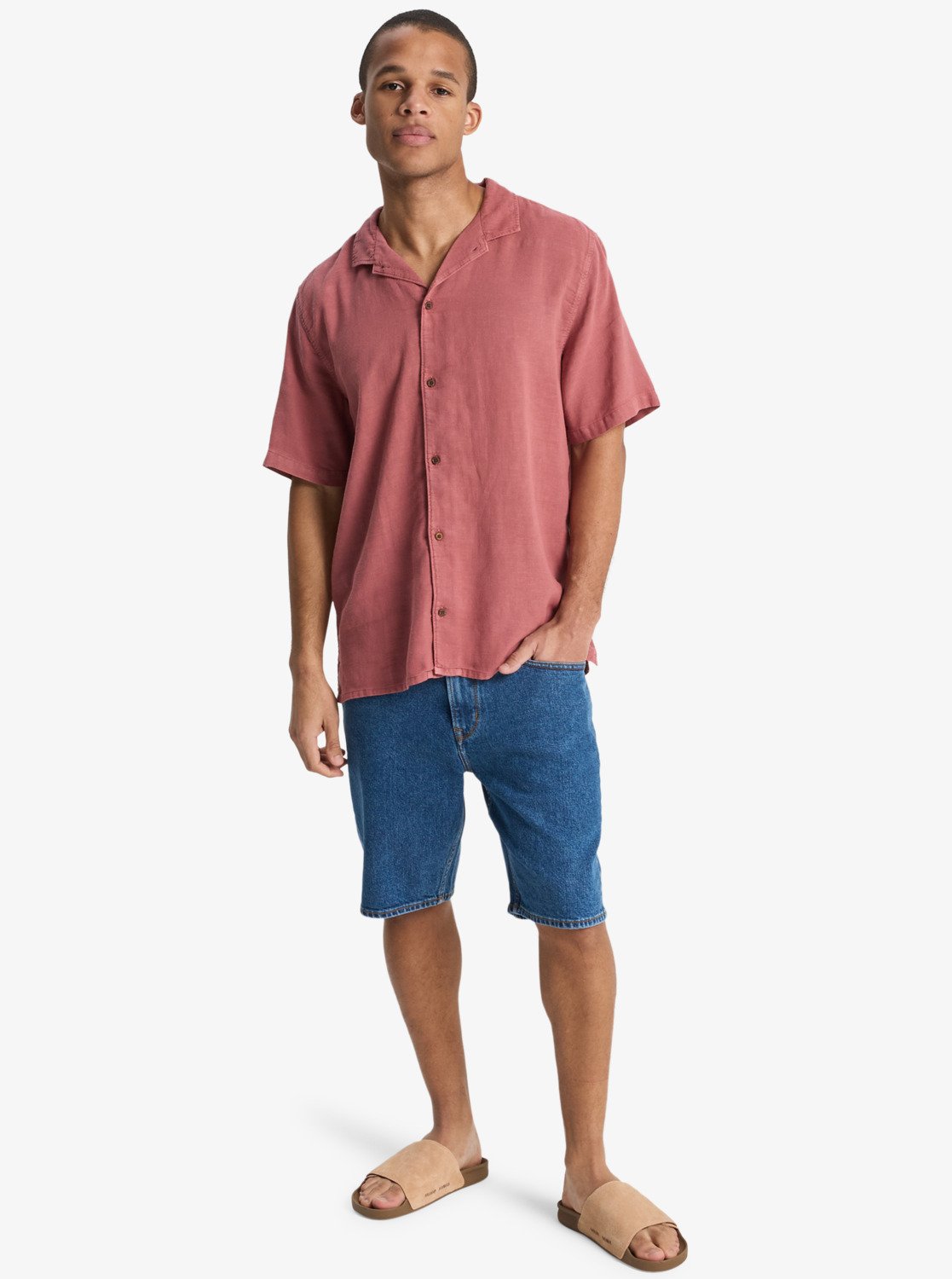 Camisa Quiksilver Sunrise Burnt Russet