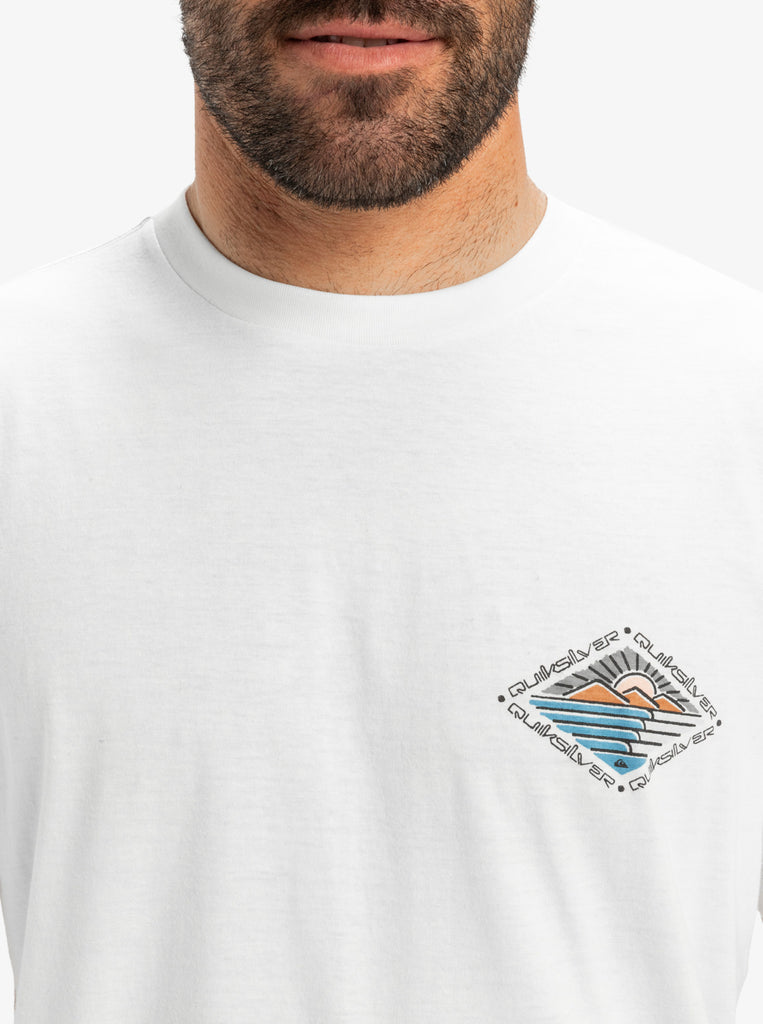 Camiseta Quiksilver Evo Future Islands White