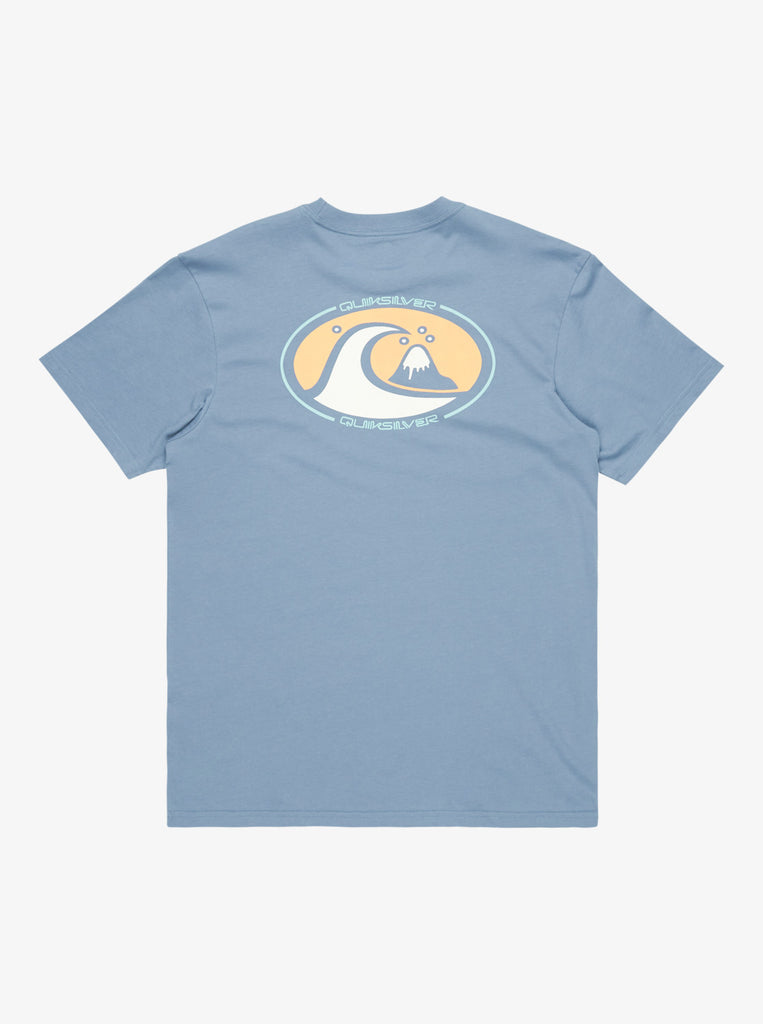 Camiseta Quiksilver Ev Flower Chaos Coronet Blue