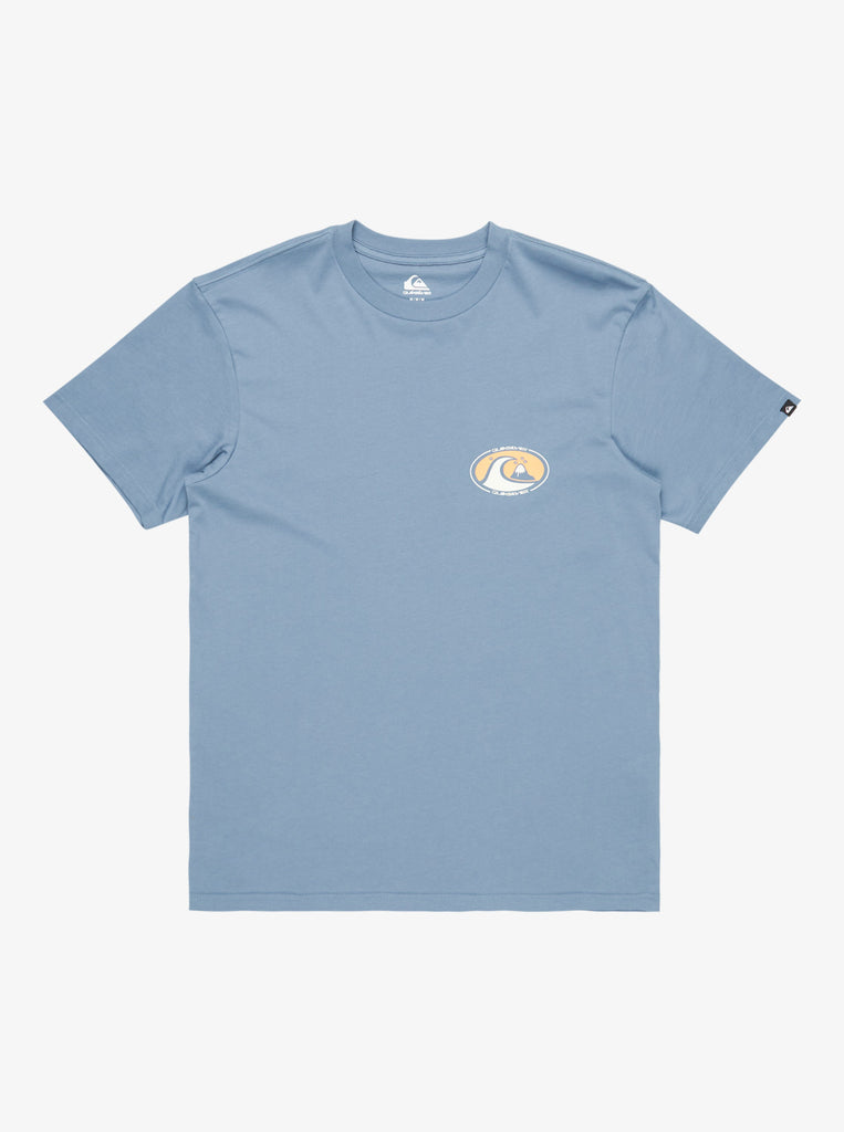 Camiseta Quiksilver Ev Flower Chaos Coronet Blue