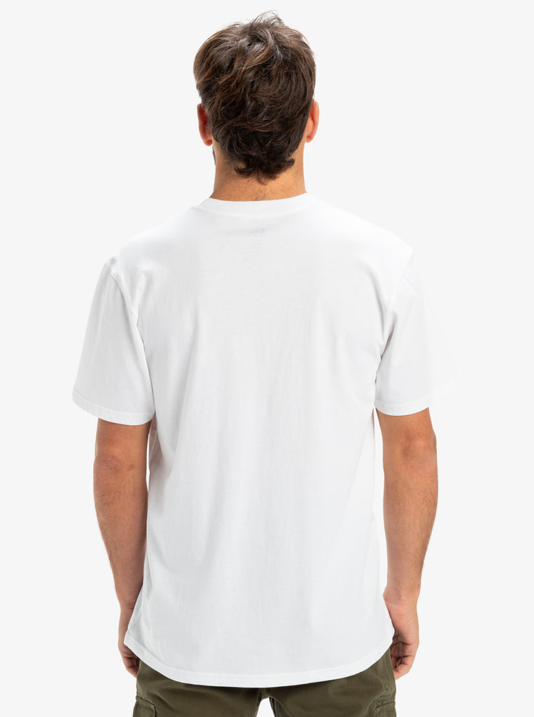 Camiseta Quiksilver Ev Shape All Day White