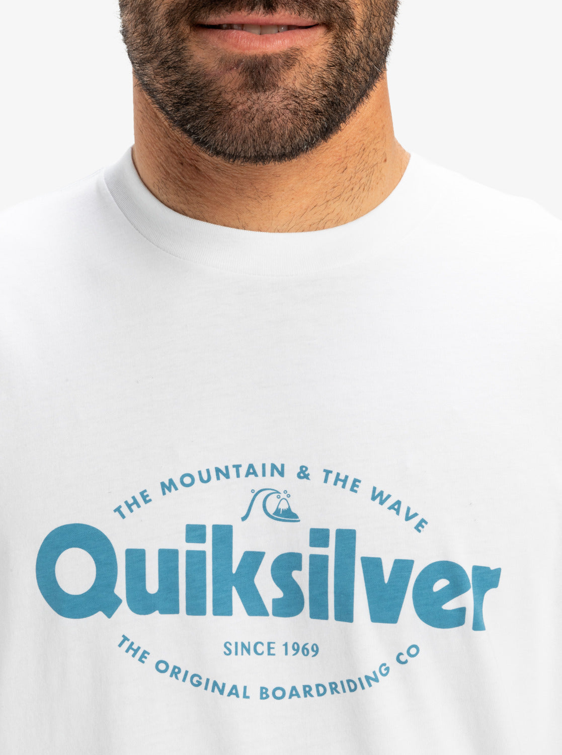 Camiseta Quiksilver Ev Shape All Day White