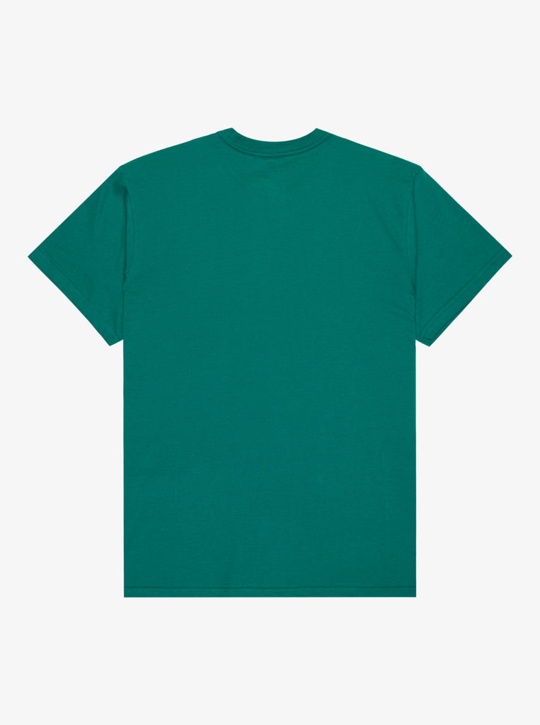 Camiseta Quiksilver Comp Logo Teal Green