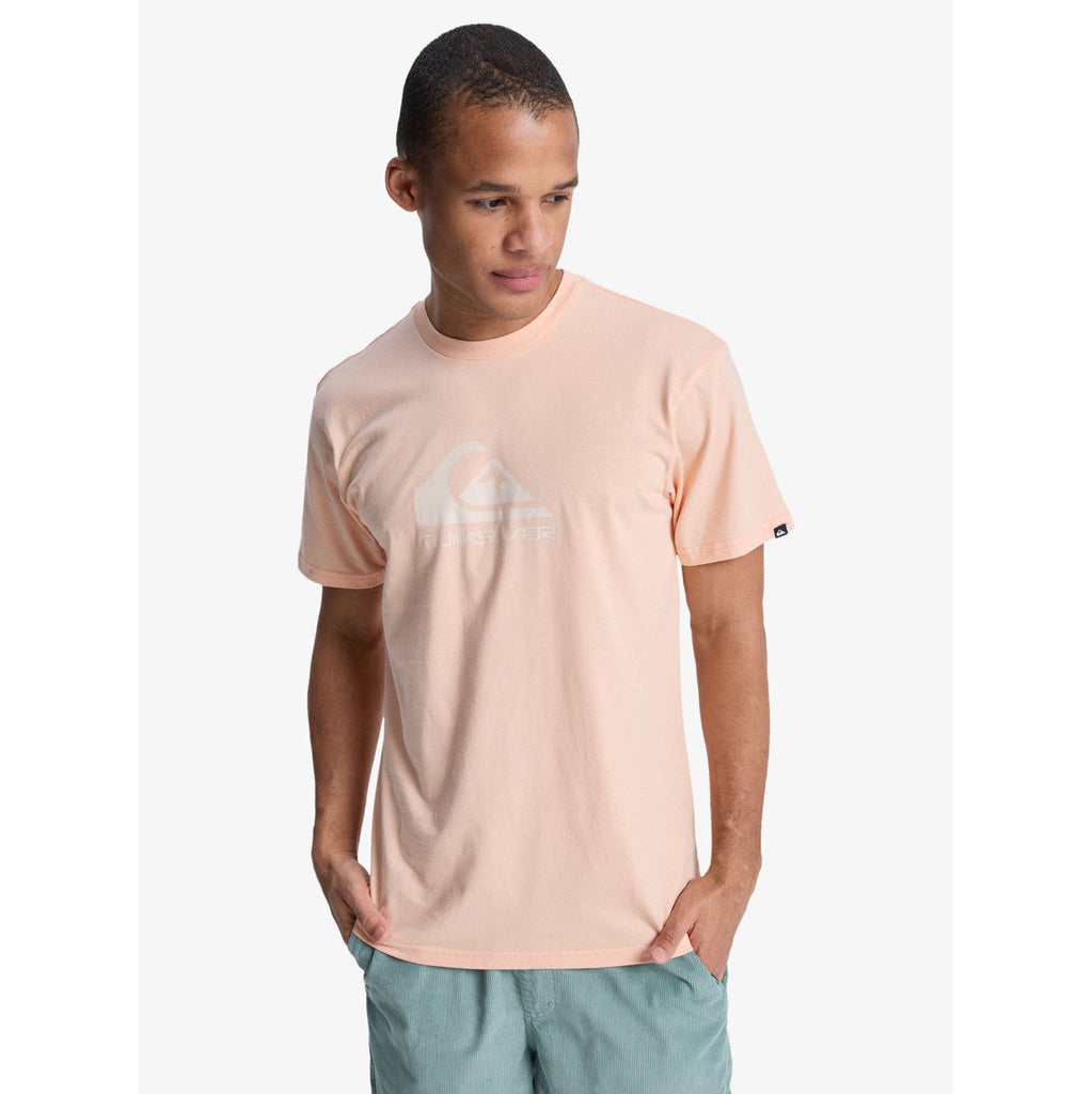 Camiseta Quiksilver Comp Logo Peach Parfait