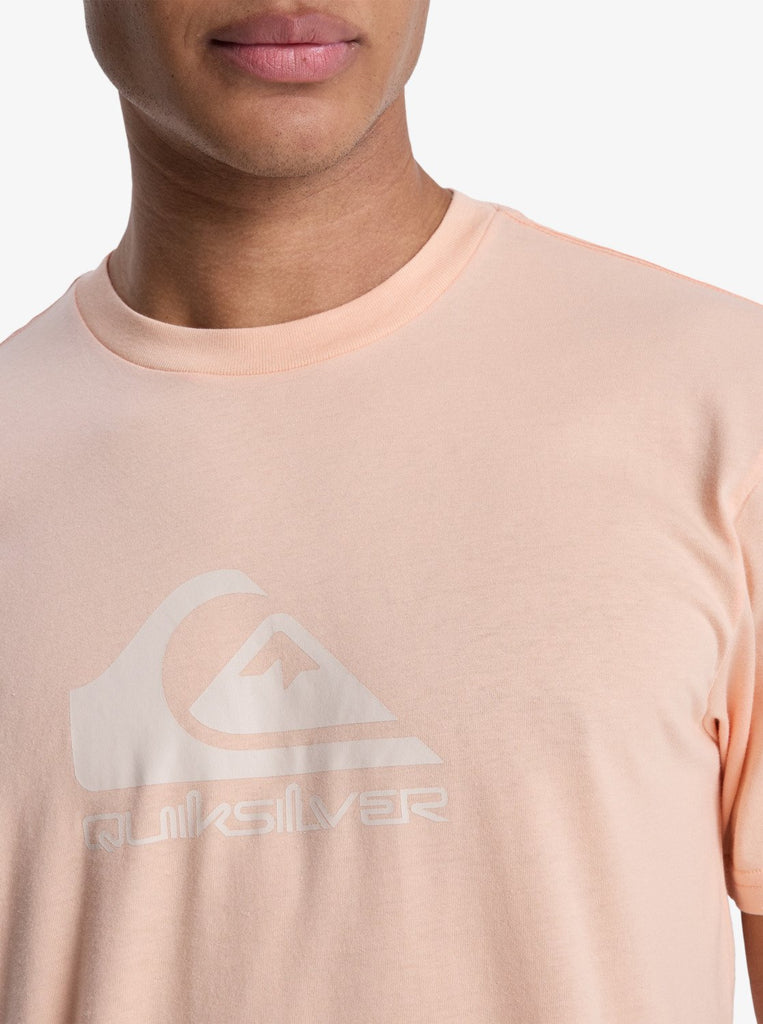 Camiseta Quiksilver Comp Logo Peach Parfait