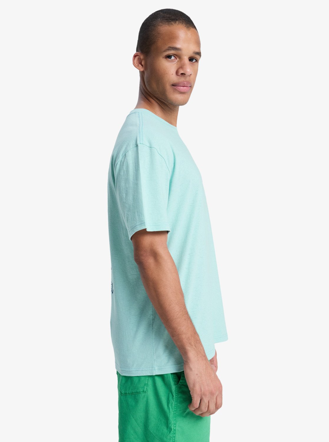 Camiseta Quiksilver Curve Palm Blue Haze