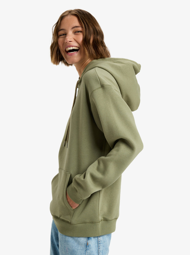 Sudadera Roxy Surf Stoked Hoodie Brushed Art Oil Green