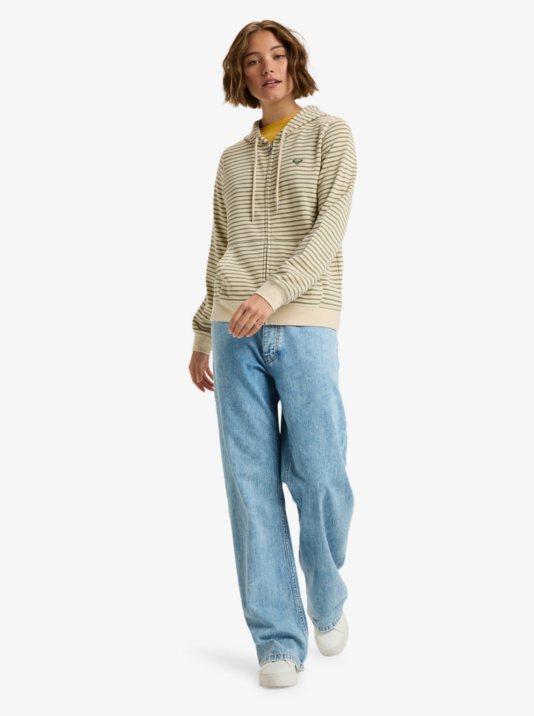 Sudadera Roxy Perfect Stripes Oil Green