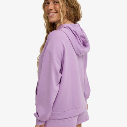 Sudadera Roxy Surfing By Daylight Full Zip - Rosa (Crocus Petal) - imagen oficial de producto, vista bck1