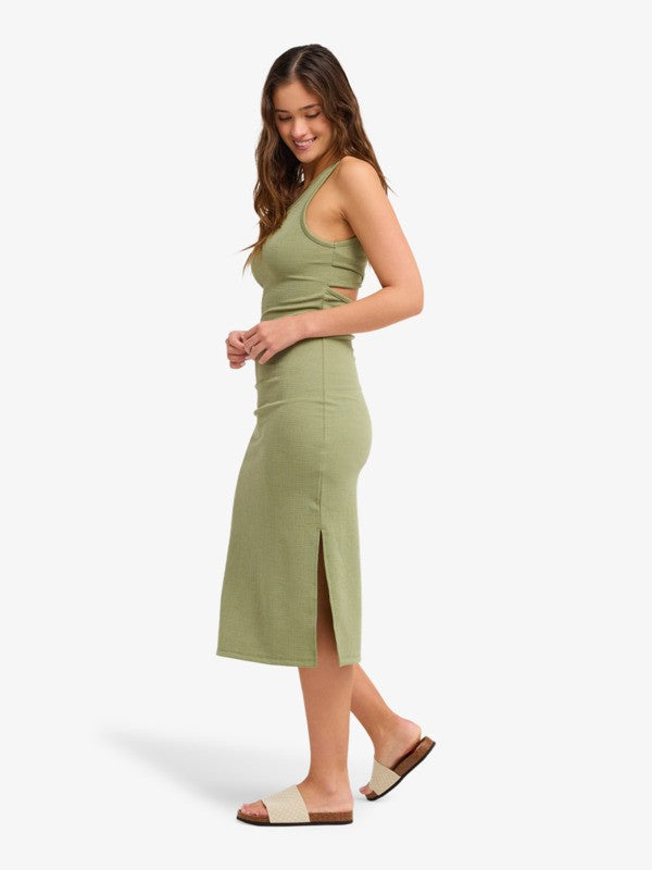 Vestido Roxy Good Keepsake Olive Green