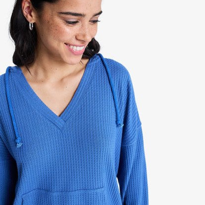 Jersey Roxy Ocean Drive - Azul (Dutch Blue) - imagen oficial de producto, vista frt3