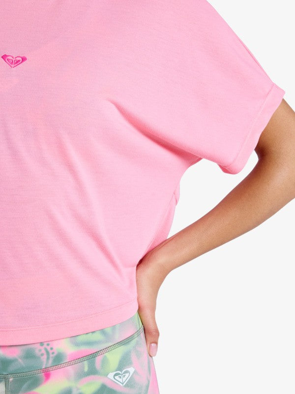 Camiseta Roxy Tech Everyday Flow Tee Plumeria
