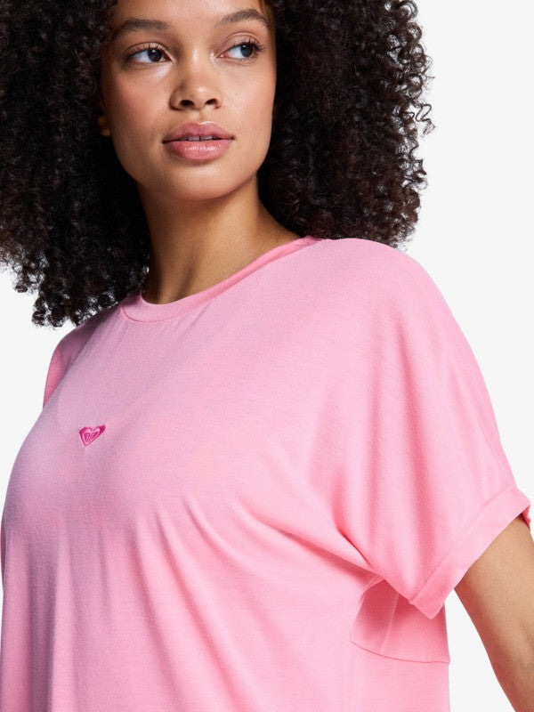 Camiseta Roxy Tech Everyday Flow Tee Plumeria