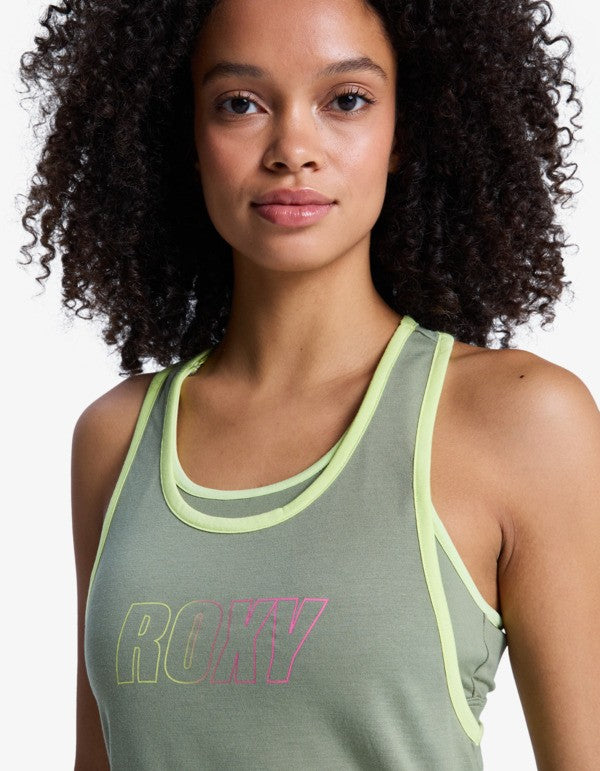 Camiseta Roxy Everyday Flow Tank Oil Green