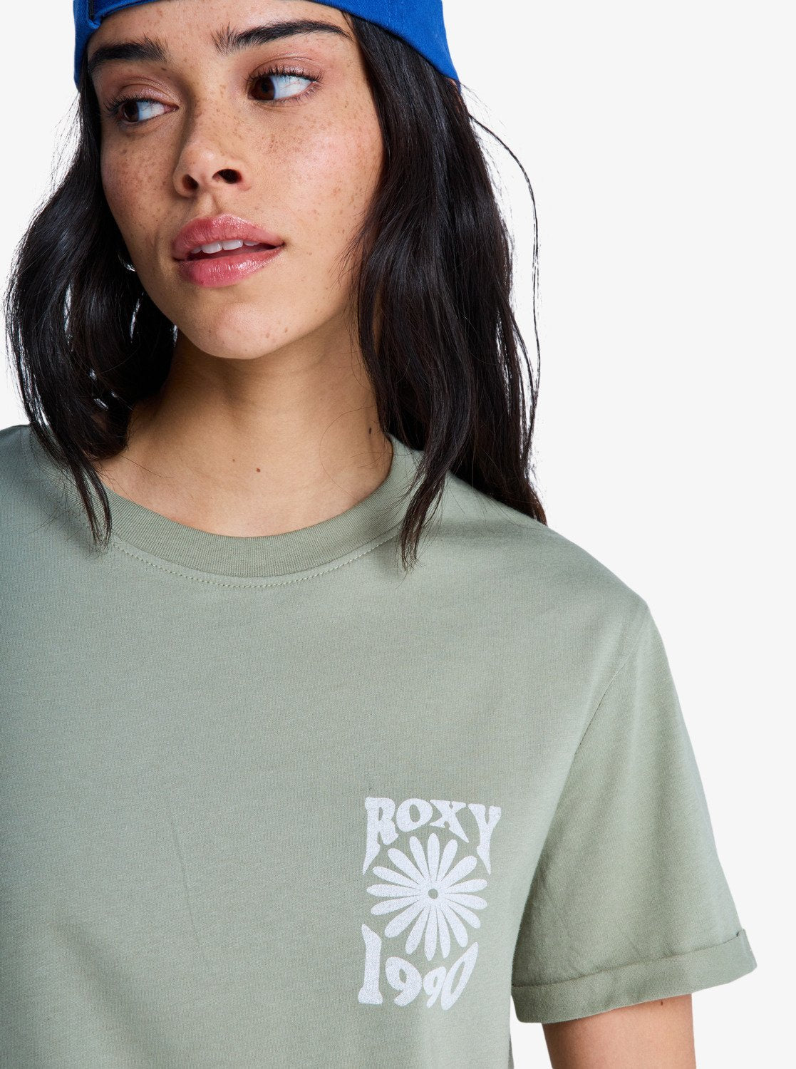 Camiseta Roxy Oceanregular Oil Green