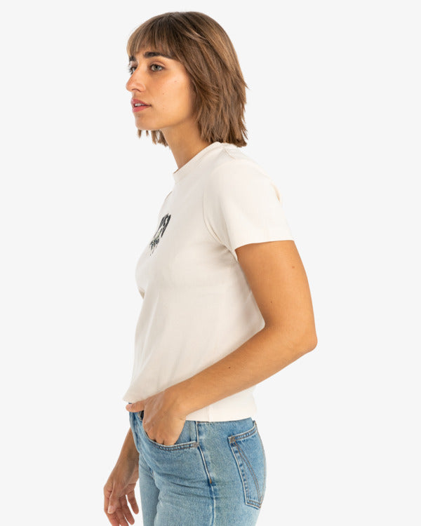 Camiseta Rvca Barbed Tee Latte