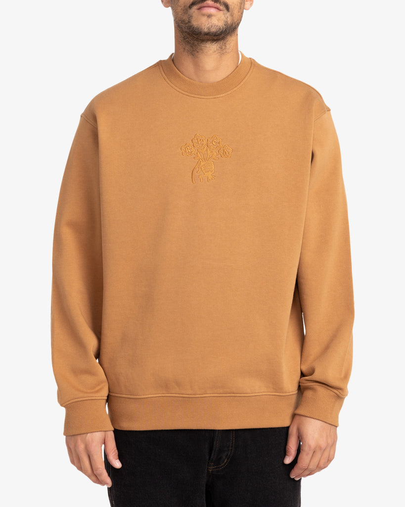 Sudadera Rvca Thanks For Nothing Camel