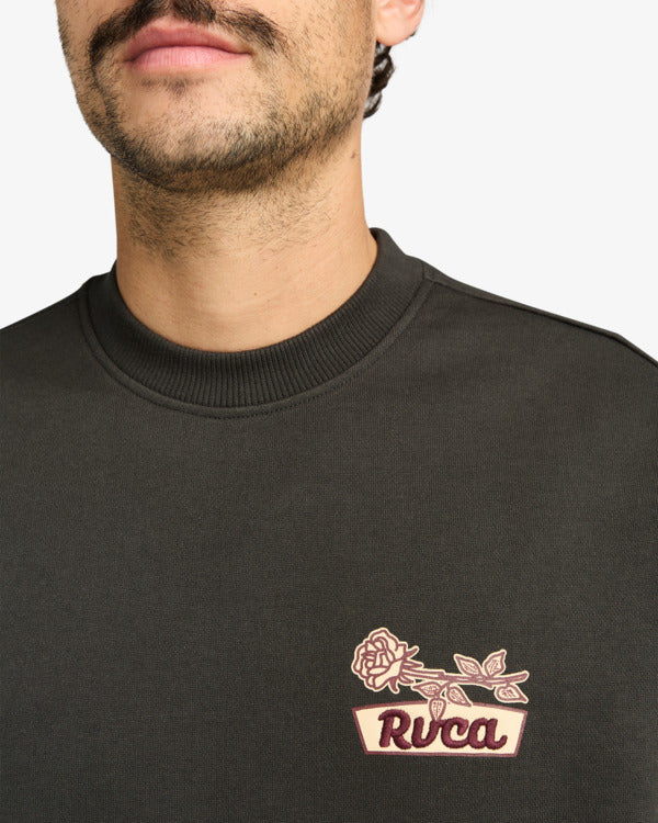 Sudadera RVCA Rose Sign Black