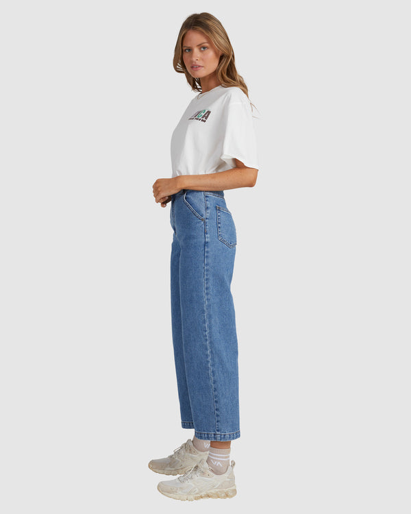 Pantalón Rvca Coco Medium Indigo