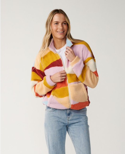 imagen principal del forro polar rip curl retro swell multicolor