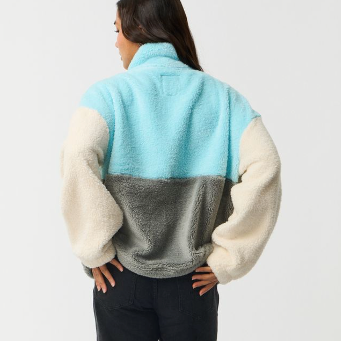 parte trasera del Forro Polar Rip Curl Surf Revival Light Blue