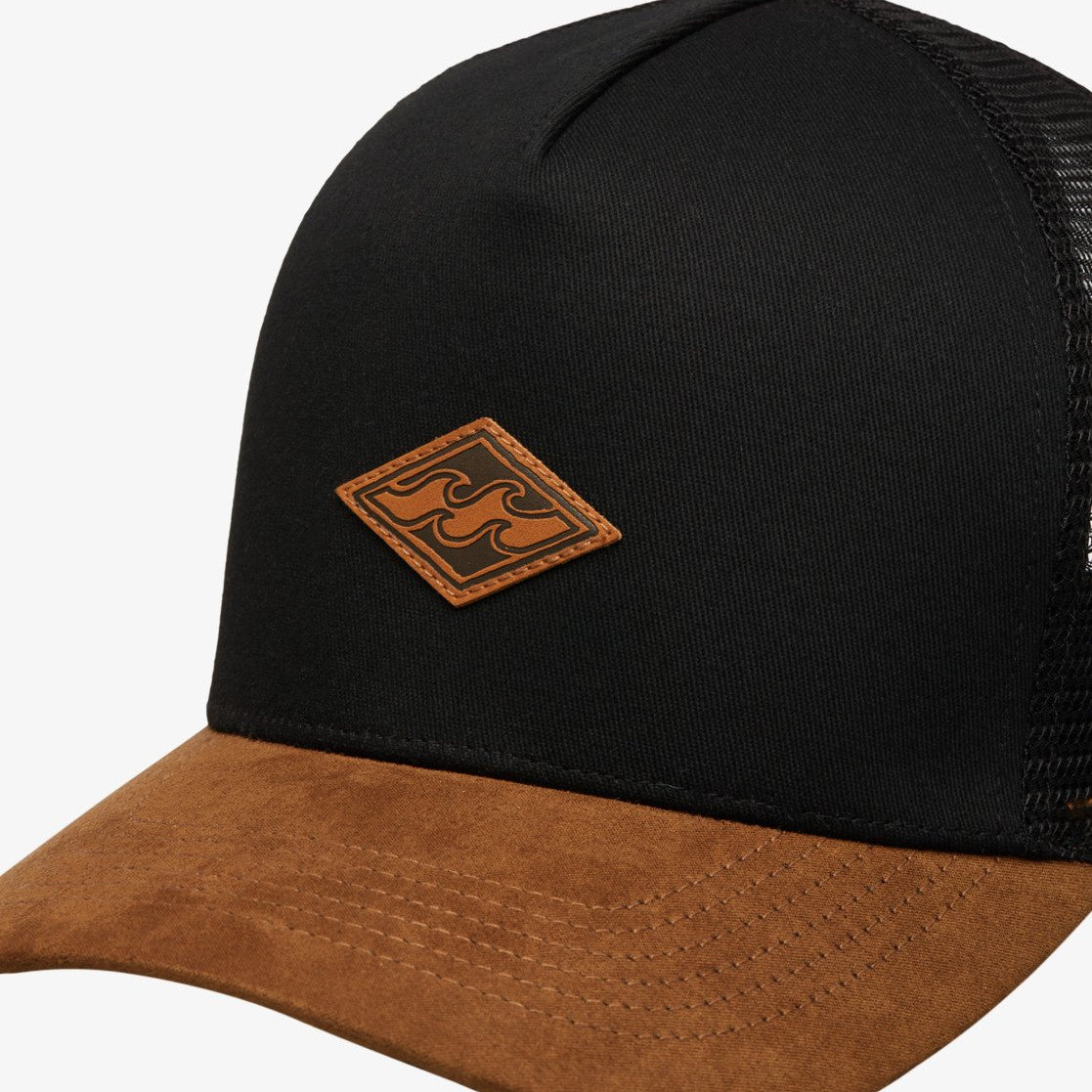 detale delantero del parche de la Gorra Billabong Diamond Black