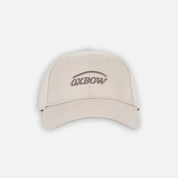 Gorra Oxbow Elini Rock beige con logo bordado frontal estilo surf