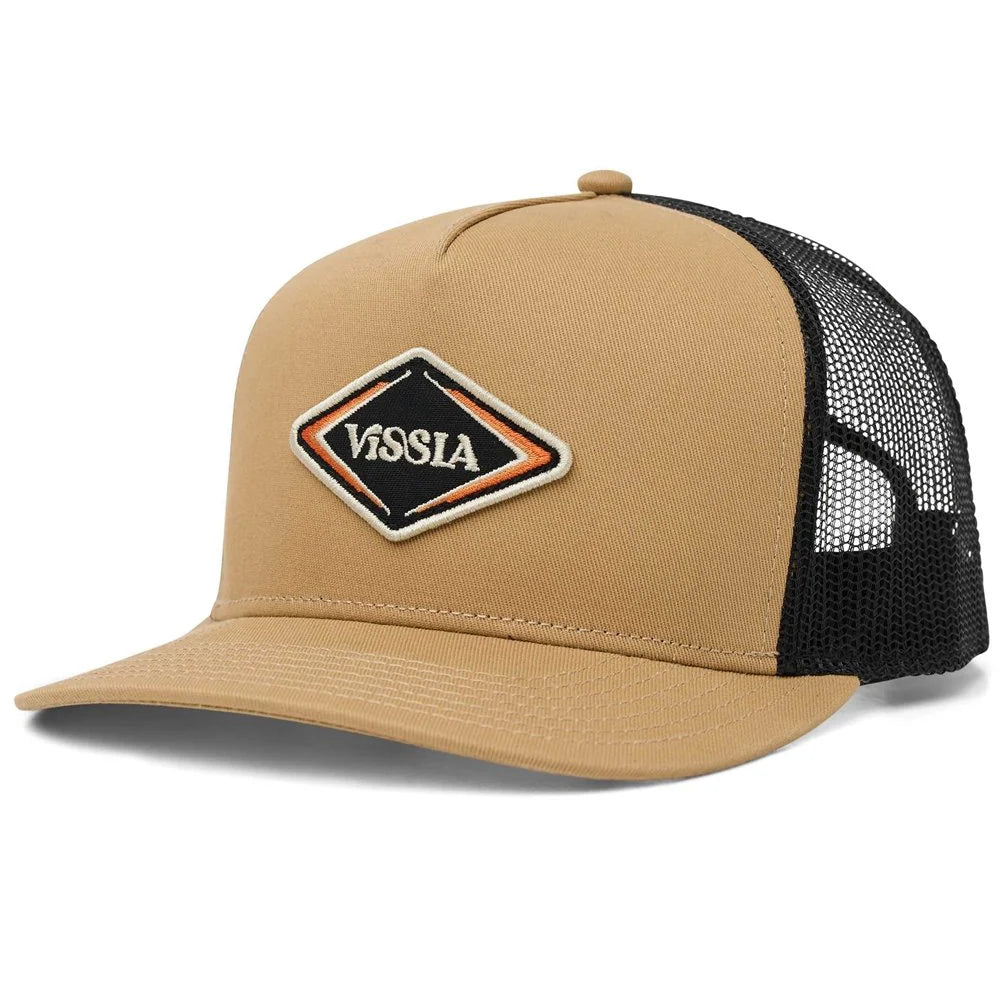 Gorra Vissla Solid Sets Eco Trucker Hat Bronze marrón gorra trucker surf hombre
