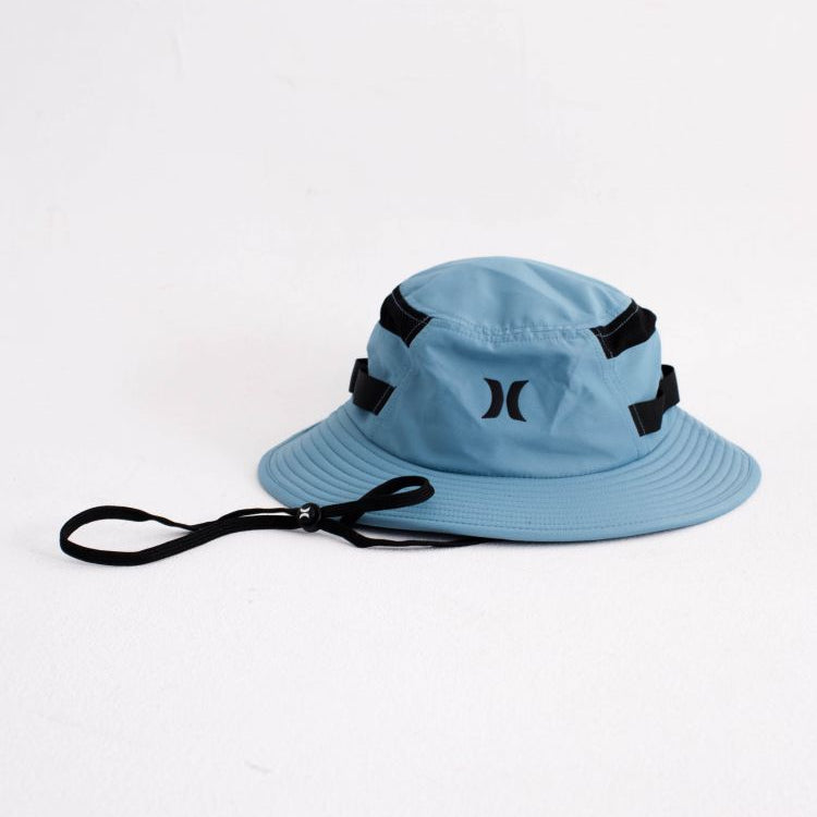 Gorro Hurley 1999 Boonie azul tipo sombrero con cordón ajustable para sol