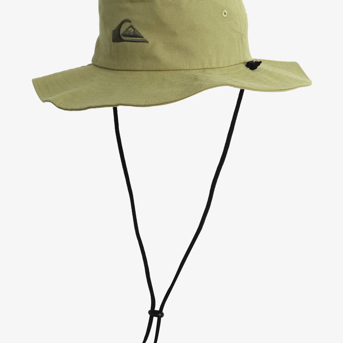 Gorro QUIKSILVER Bushmaster Khaki tipo bucket hat con cordón ajustable estilo surf hombre