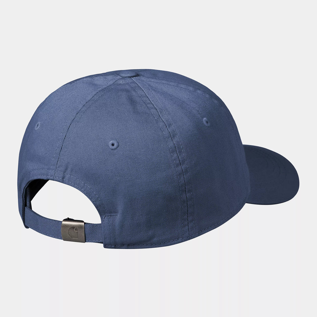 Gorra Carhartt WIP Madison Logo Cap Blue Iris / White