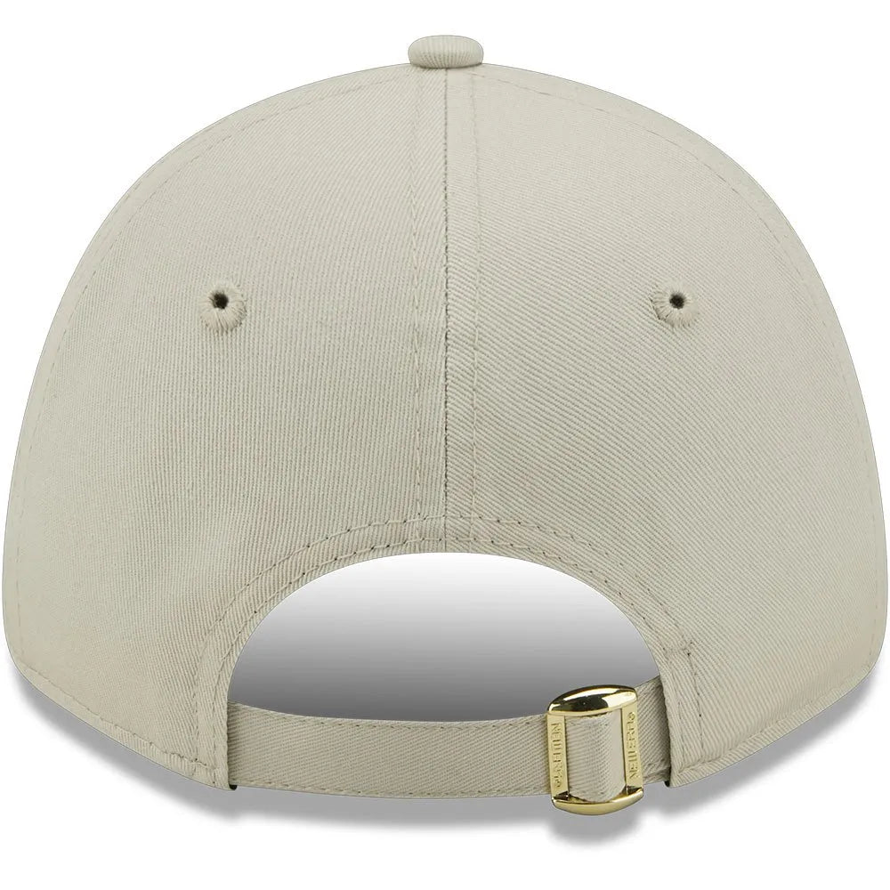 Gorra New Era New York Yankees Metallic Logo 9FORTY Beige Gold