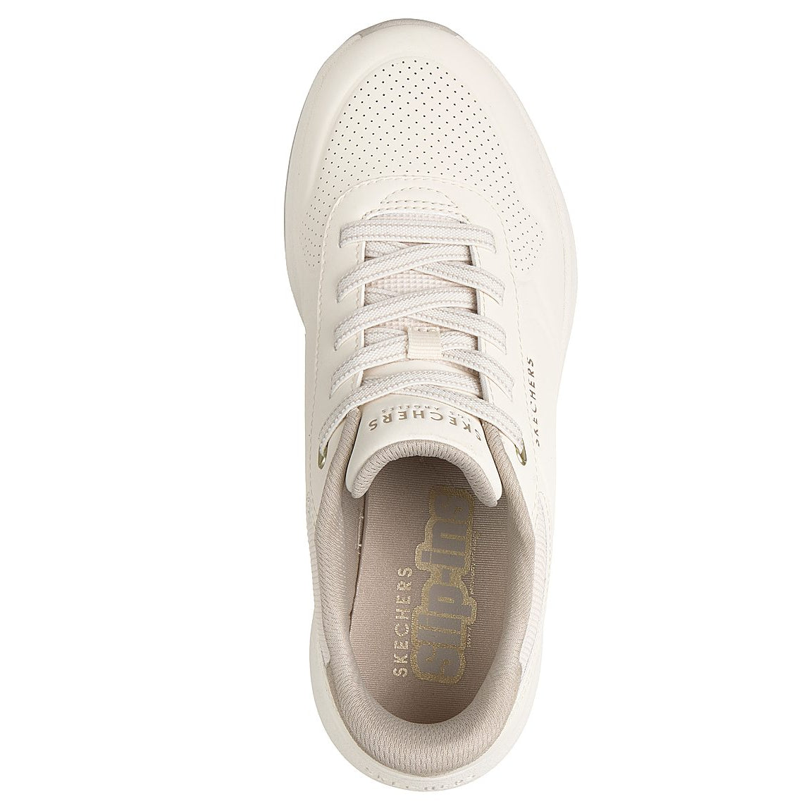 Zapatilla Skechers Uno Lite 2 New Arc Off White, vista superior