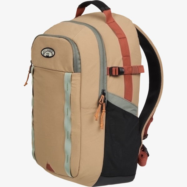 Mochila Billabong Daily Quest 27L Khaki - lateral