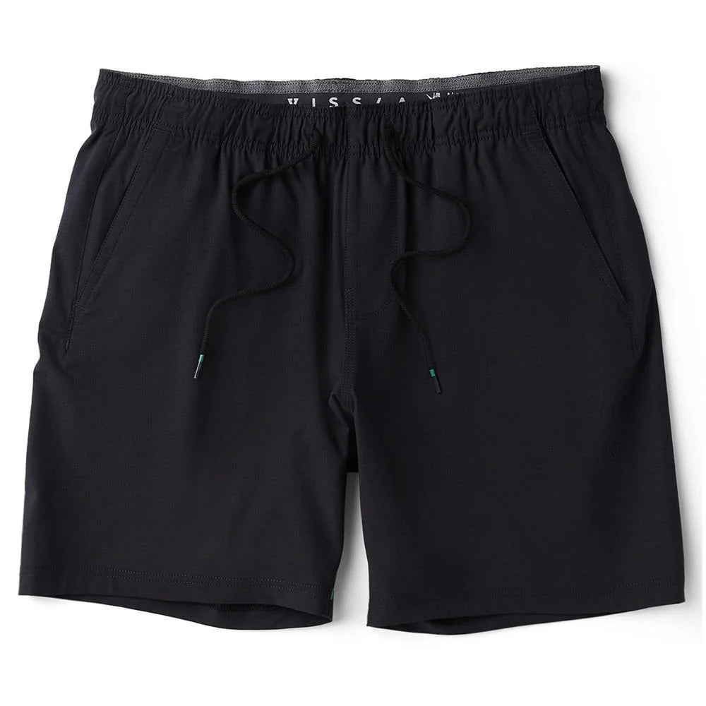 Pantalones híbridos Vissla No See Hums 18 Black surf hombre negro secado rápido