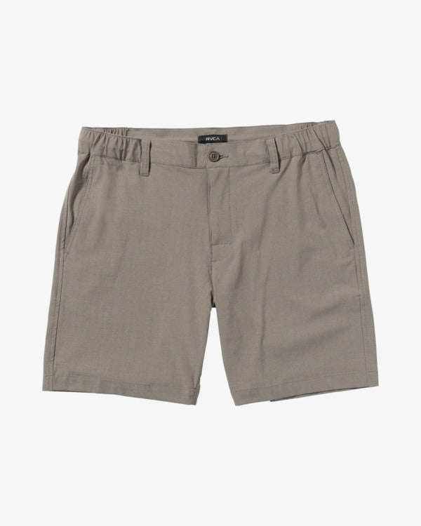 Pantalones híbridos RVCA All Time Mushroom bermudas hombre beige estilo surf verano