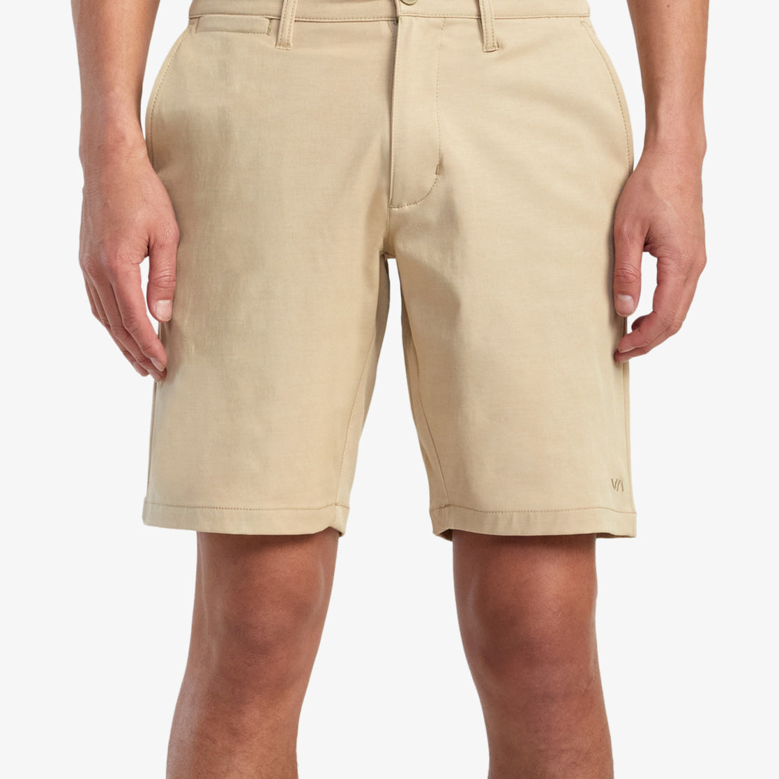Pantalones híbridos RVCA Back In Khaki hombre bermudas color beige estilo surf secado rápido