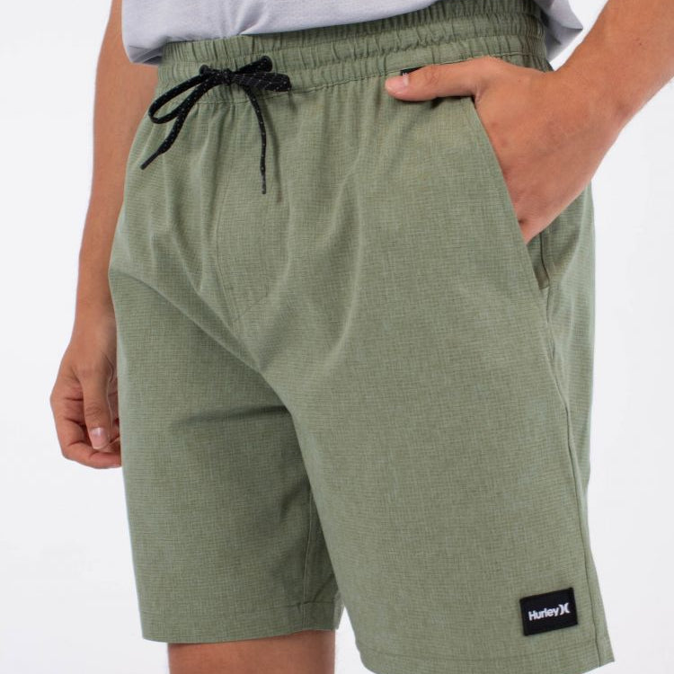 Pantalones híbridos Hurley Grizzly 18 verde hombre cortos tipo chino verano