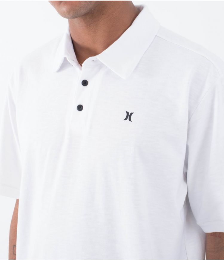 Polo Hurley Icon Slub White