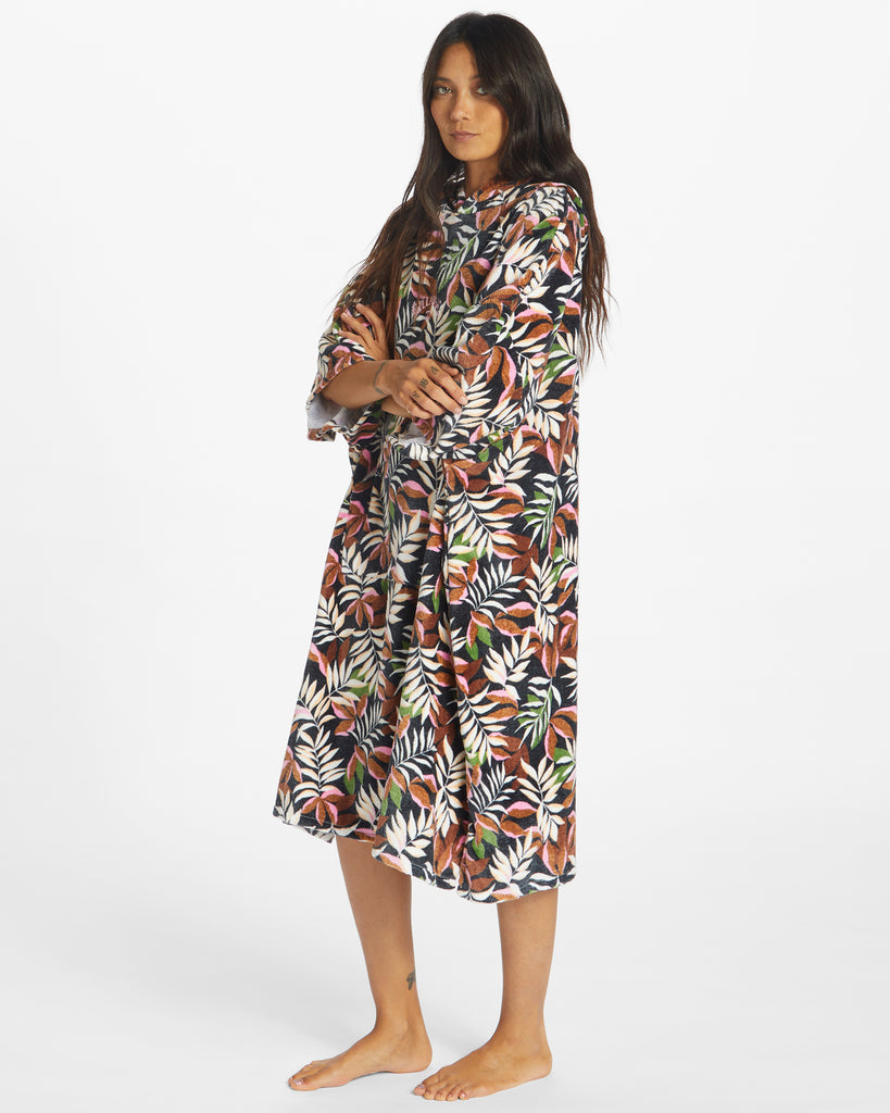 Poncho Billabong Hoody Towel BBG Black Sands