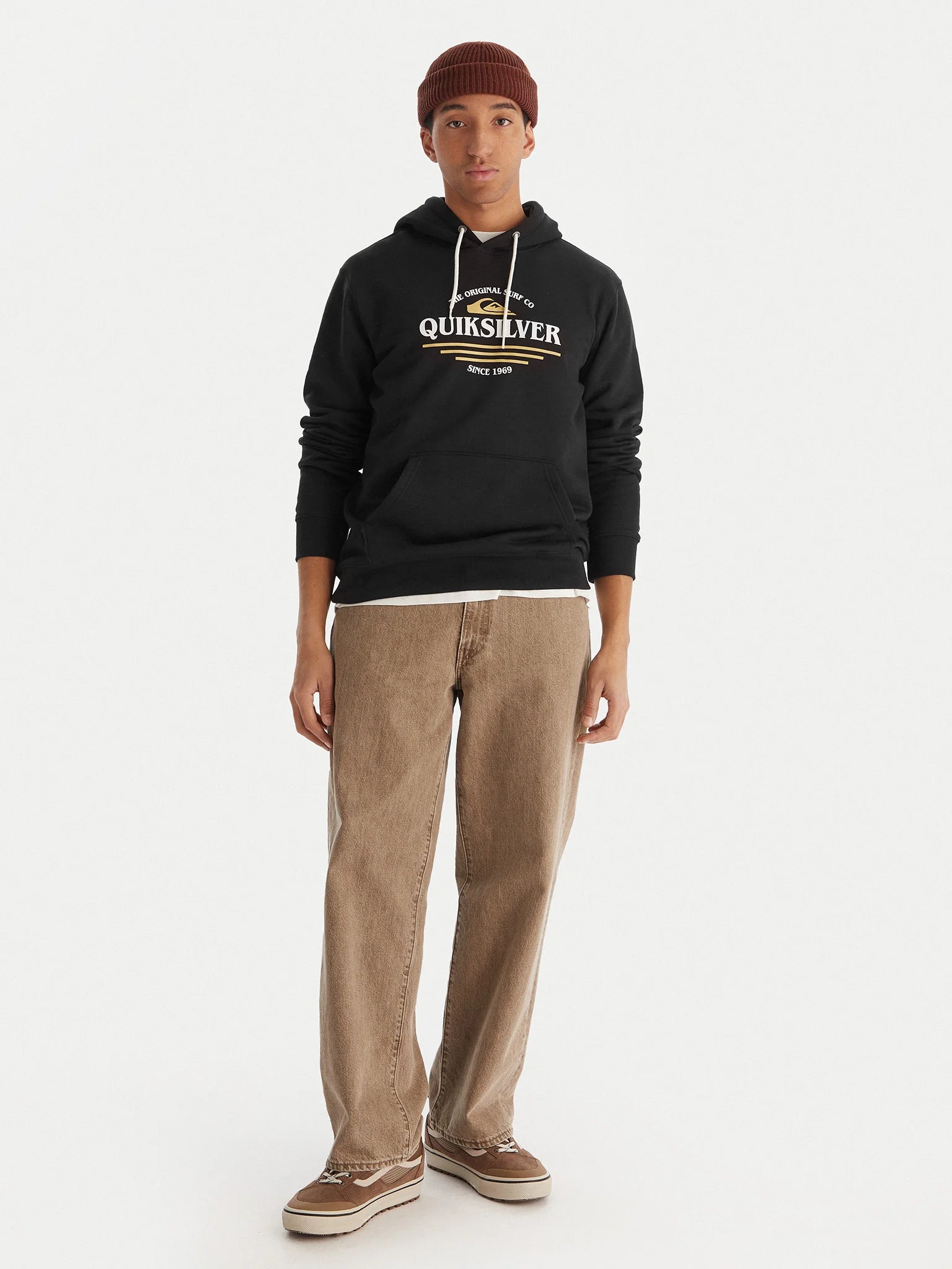 Sudadera Quiksilver Screen Fleece Classic Surf Black