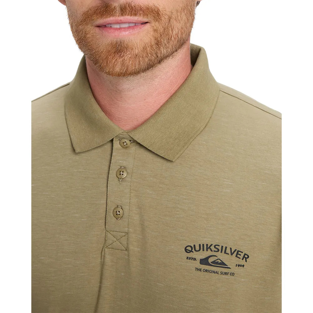 Polo Quiksilver Strecht Verde Aloe