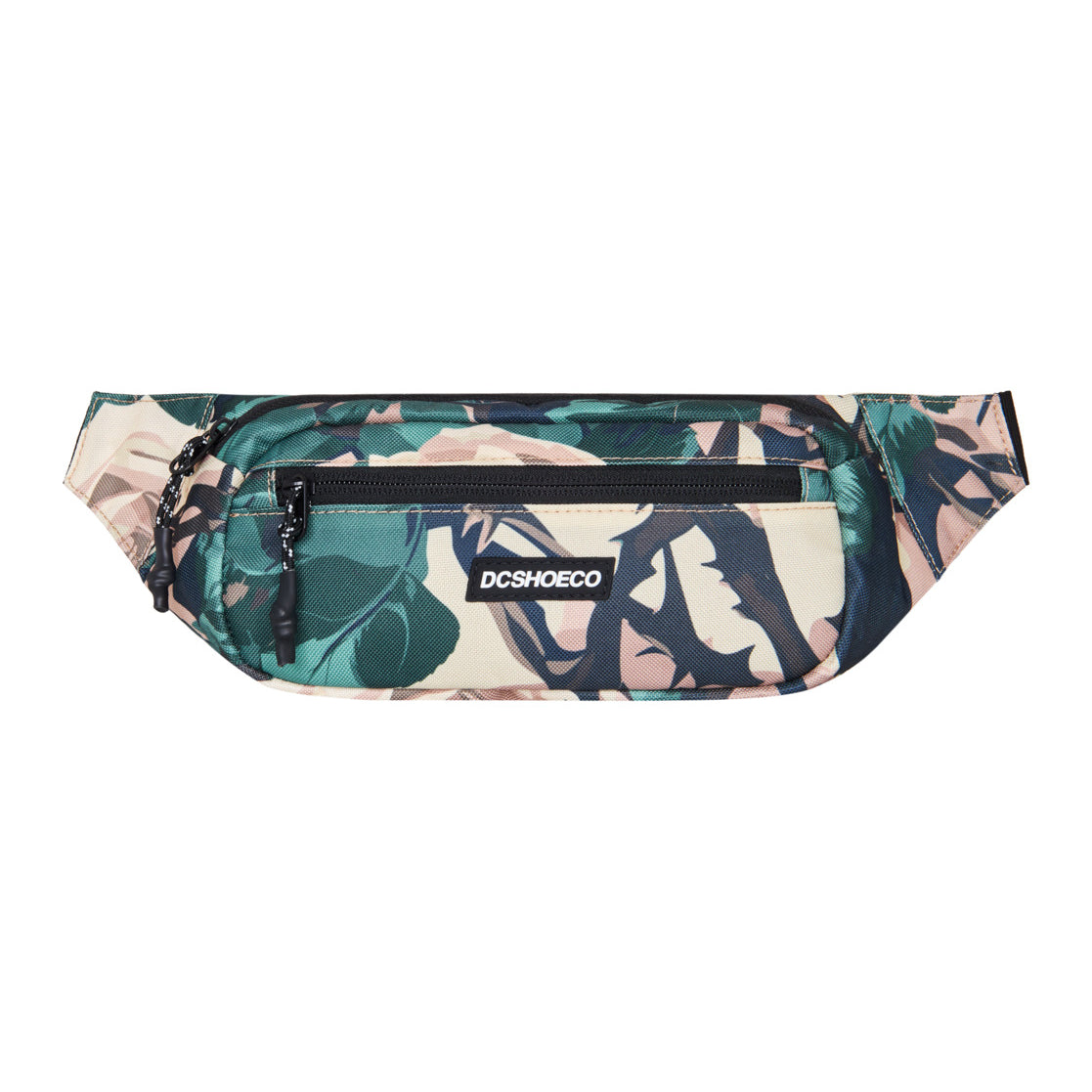 Riñonera DC Tussler Rose And Thorn con diseño urbano, ligera y ajustable ideal para llevar móvil, cartera y llaves con estilo surf.