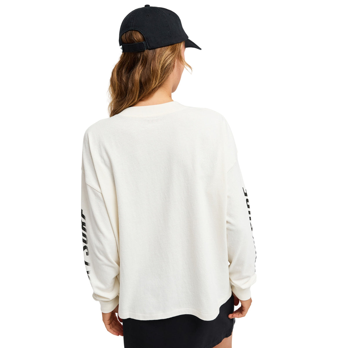 Camiseta Roxy Sea Is Beautiful Coconut Milk look completo de frente